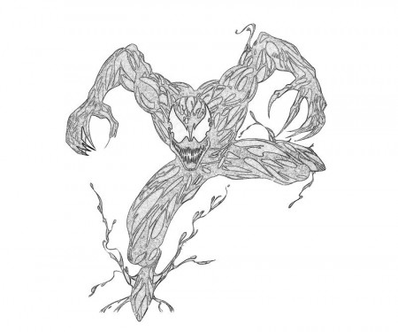 Carnage Coloring Pages - HiColoringPages