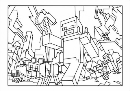 enderman minecraft coloring pages - Clip Art Library