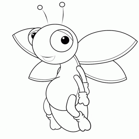 Firefly Free Children Coloring Pages - Coloring Cool