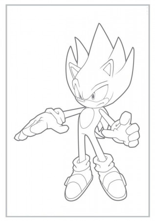 Sonic The Hedgehog Coloring Pages Picture 23 – Sonic The Hedgehog ...