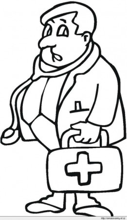 Theme doctor coloring pages ~ Juf Milou