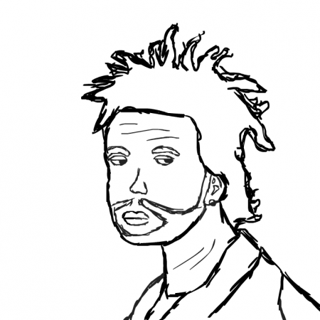 The Weeknd coloring page