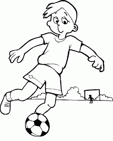 Kids Soccer Balloon Coloring pages for Kids Free Printable ...