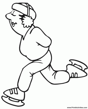 Pin Figure Skating Coloring Pages