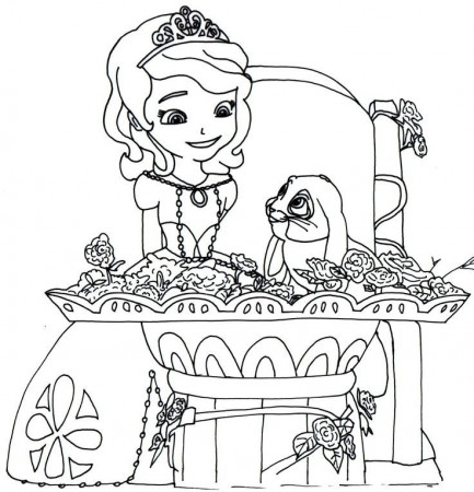 princess sofia coloring page - Google-søgning | Princess Sofia ...