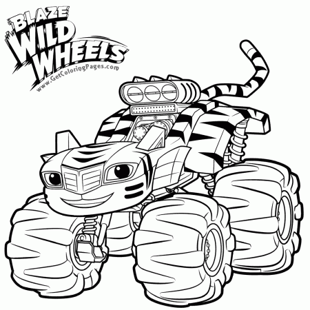 Top 31 Blaze And the Monster Machines Coloring Pages