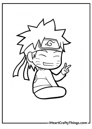 Chibi Naruto coloring pages