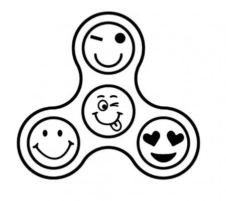 Fidget Spinner Coloring Pages - Best Coloring Pages For Kids | Emoji coloring  pages, Printable coloring pages, Coloring pages to print