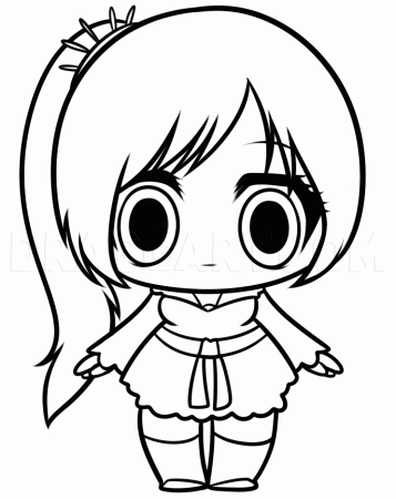 How To Draw Chibi Weiss From Rwby, Step by Step, Drawing Guide, by Dawn |  dragoart.com