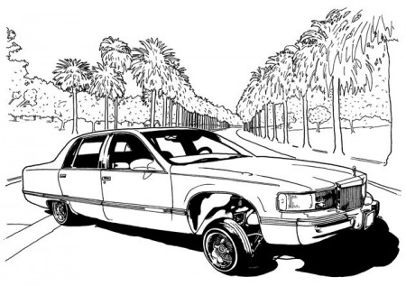 Cadillac coloring pages 1902