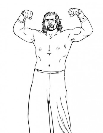 Wrestlers (6)[1] Printable - Wrestling WWE Coloring Pages ...