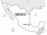Mexico Coloring Page - Coloring Pages for Kids and for Adults
