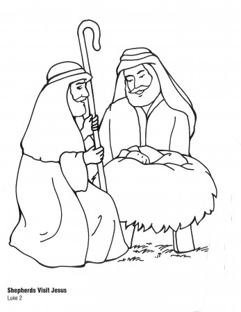 Coloring Page Angel Visits Mary - High Quality Coloring Pages