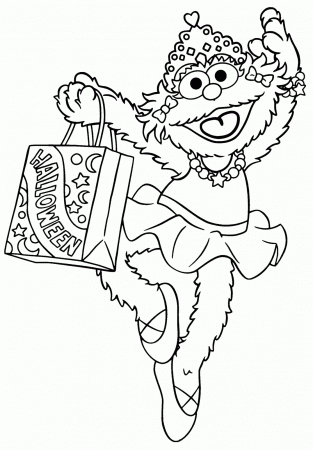 free sesame street coloring page best friends free printable ...