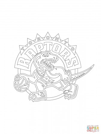 Toronto Raptors Logo coloring page | Free Printable Coloring Pages