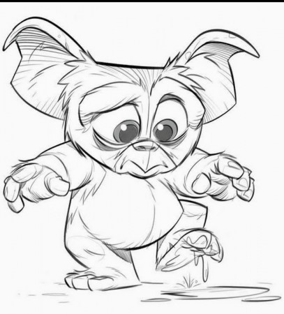 Gizmo from gremlins - Duff's Deviant Artworks - Drawings & Illustration,  Entertainment, Movies, Classic Movies - ArtPal