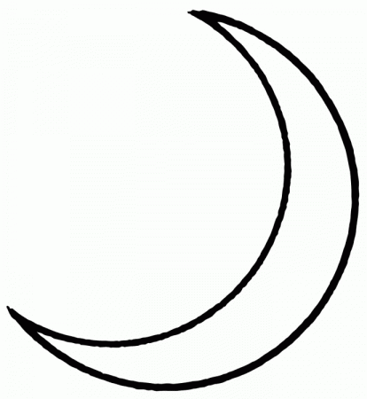 Coloring page Moon - img 15709.