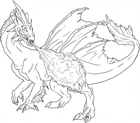 Fire Dragon Coloring Pages #1330 Dragon Coloring Pages ~ Coloring Tone