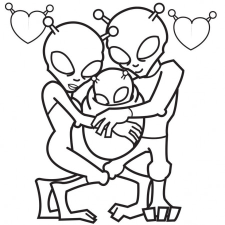 Alien Animal Coloring Pages - Coloring Pages For All Ages