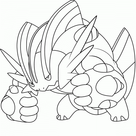 Pokemon Mega Rayquaza Coloring Pages - Coloring Page