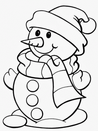 Easy Christmas Coloring Pages Printable Az Coloring Pages ...