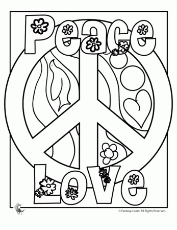 World Peace Coloring Pages (14 Image) - Colorings.net