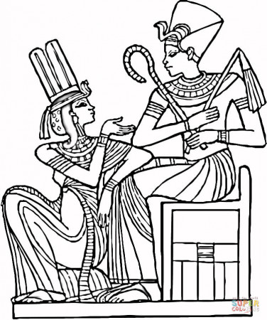 Egyptian Pharaohs coloring page | Free Printable Coloring Pages