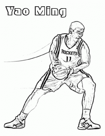 Basketball Player Coloring Basketball Player Passing Ball - My Blog