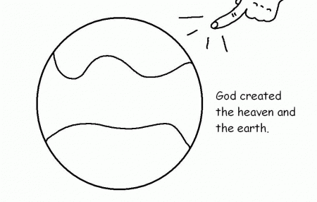God Created Earth Coloring Pages - HiColoringPages