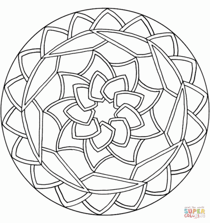 Celtic Knot Mandala coloring page | Free Printable Coloring Pages