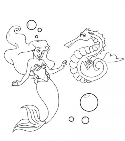Top 10 Free Printable Seahorse Coloring Pages Online