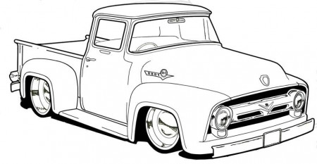 Ford Truck Drawings | Free download on ClipArtMag