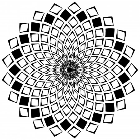 Mandala squares - Mandalas Adult Coloring Pages