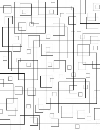 Squares coloring pages