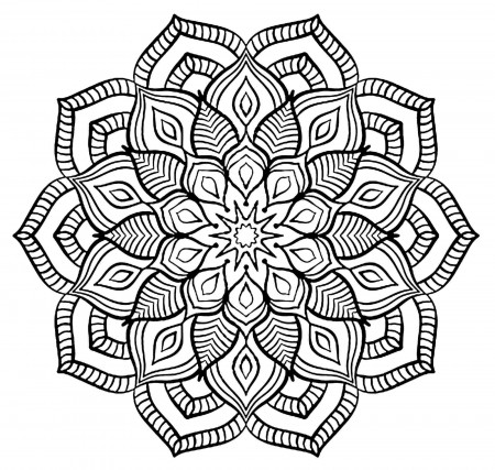 Coloring Pages : Small Mandala Coloring Huangfei Info Free ...