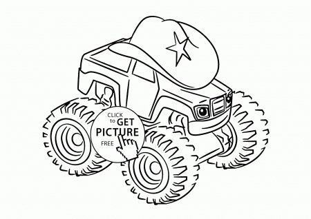 Starla from Blaze and the Monster Machines coloring page for kids ...