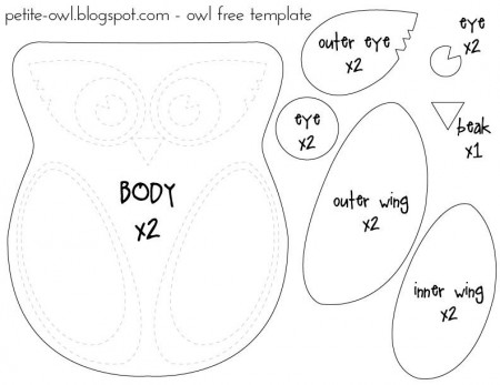 The Fancy Corners: DIY Easy Owl Plushies ~ With Free Pattern