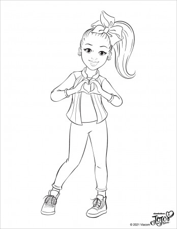JoJo Siwa Coloring Pages | CultureFly