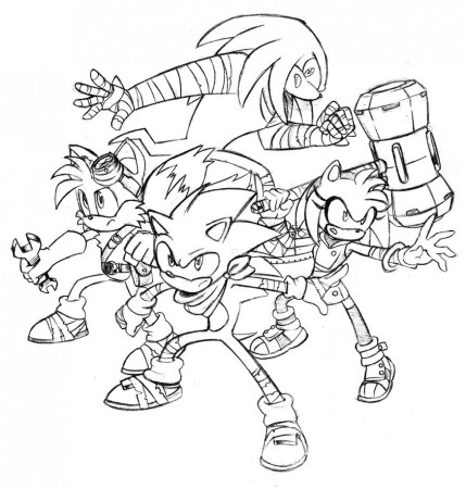 Raskraski Sonic Min Free And Friends Coloring Pages For Preschoolers All  Names – Slavyanka
