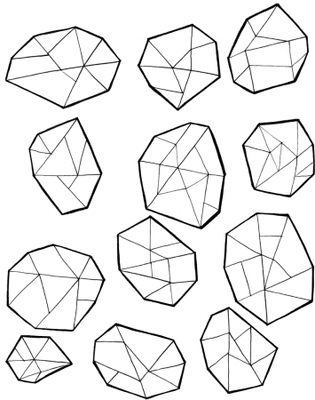 Gemstone coloring pages