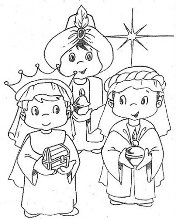 Three Kings Day Coloring Pages - Los Tres Reyes Magos : Let's Celebrate! |  Christmas coloring pages, Coloring pages, Christmas cards drawing