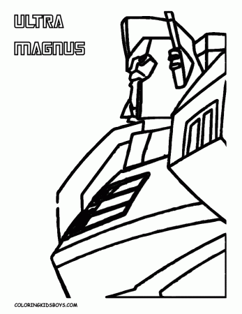 Tenacious Transformers Coloring Page ...yescoloring.com