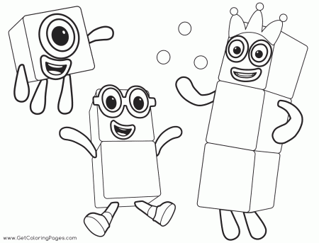 Numberblocks Coloring Pages - GetColoringPages.com