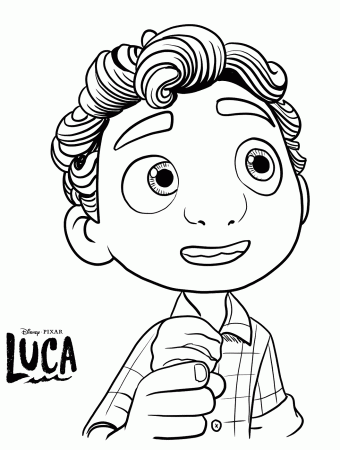 Disney Pixar's Luca Coloring Pages - GetColoringPages.com