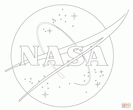 NASA Logo coloring page | Free Printable Coloring Pages