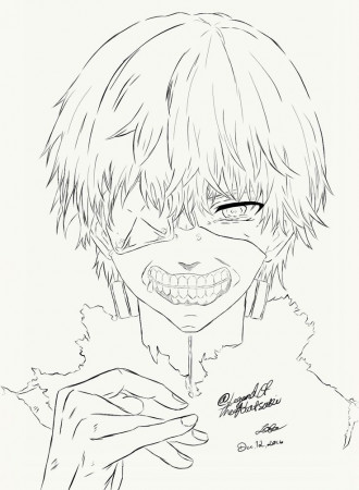 Pin by lee morgan on Coloring Pages | Tokyo ghoul, Sketches, Drawings