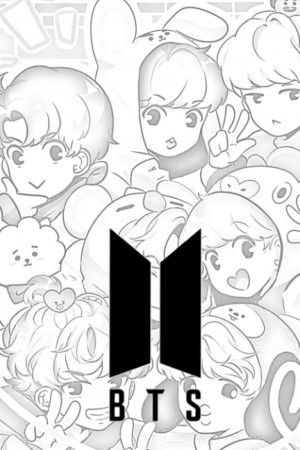 Amazon.com: BTS: Coloring Book for Stress Relief, Happiness and Relaxation:  방탄소년단 for ARMY and KPOP lovers Book 6x9: 9798667417873: K-Popa: Books