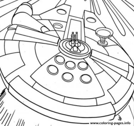 Download or print this amazing coloring page: Star Wars Millenium Falcon  Coloring Pages Printable in 2021 | Star coloring pages, Star wars colors,  Ship coloring pages