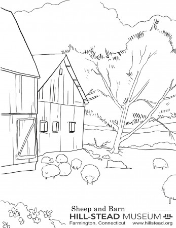 Hill-Stead Coloring Pages | Hill-Stead Museum