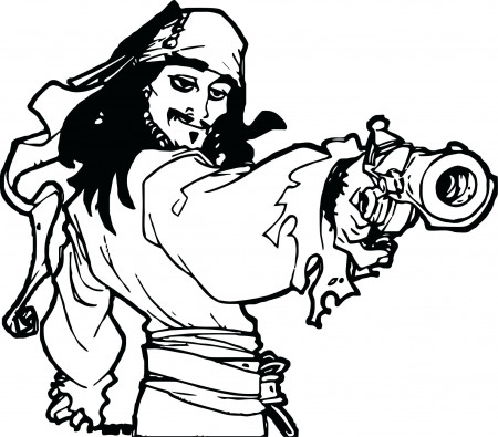 Jack Sparrow Coloring Pages at GetDrawings | Free download